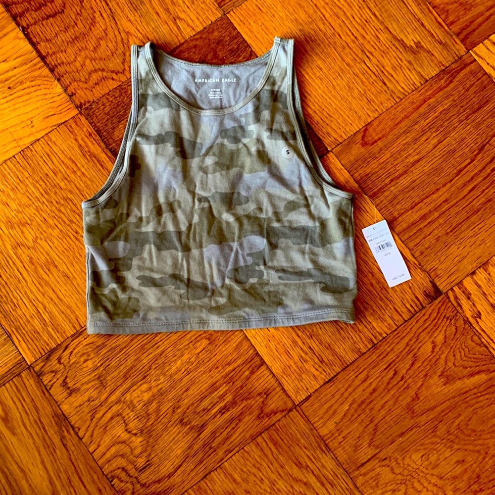 Camo crop top